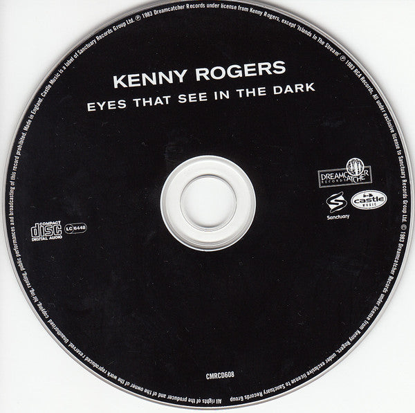 Kenny Rogers : Eyes That See In The Dark (CD, Album, RE)