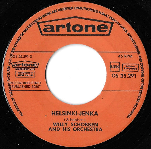 Willy Schobben : Letkiss (Jenka) (7", Single, Mono)