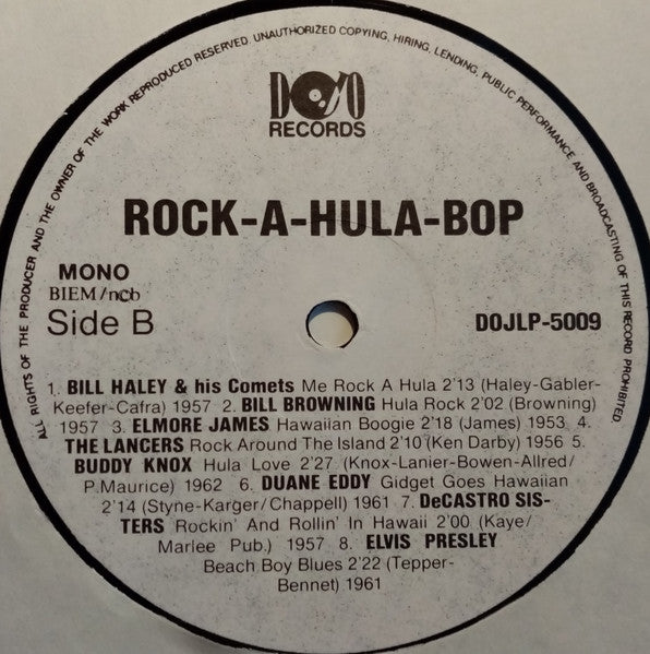 Various : Rock-A-Hula-Bop (LP, Comp, Mono)