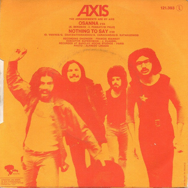 Axis (14) : Osanna (7", Single, Blu)