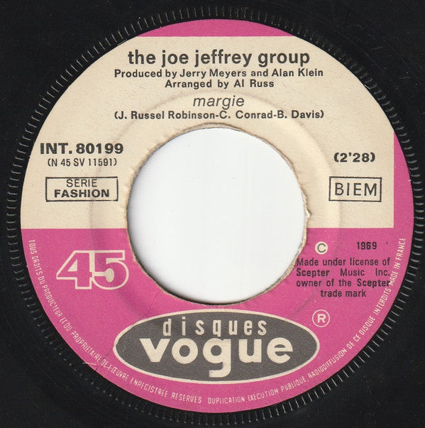 The Joe Jeffrey Group : My Pledge Of Love (7", Single)