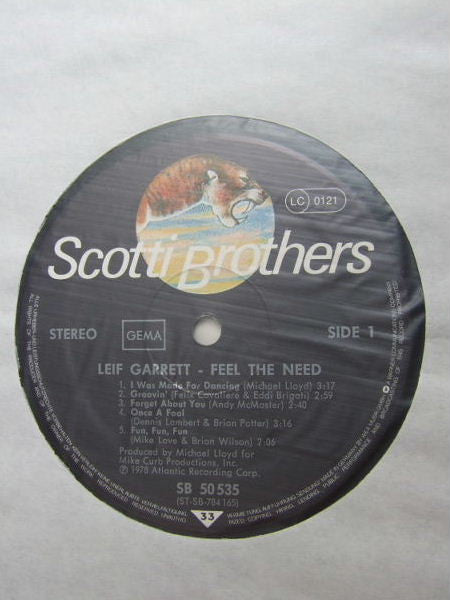 Leif Garrett : Feel The Need (LP, Album)