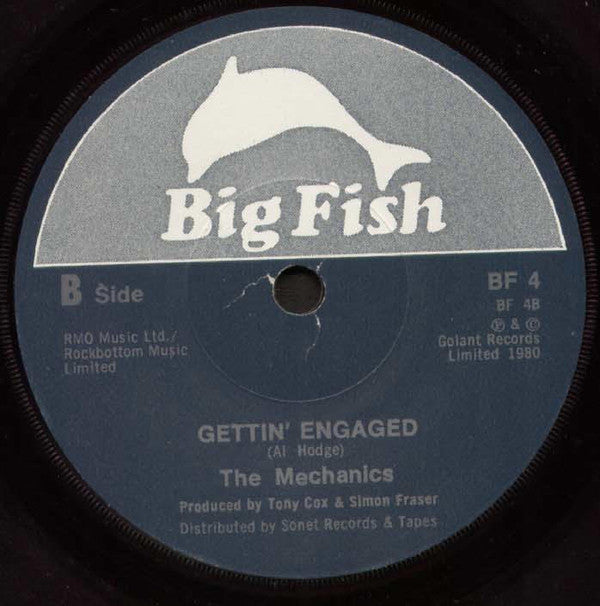 The Mechanics : Talking To The Wall / Gettin' Engaged (7", Single)