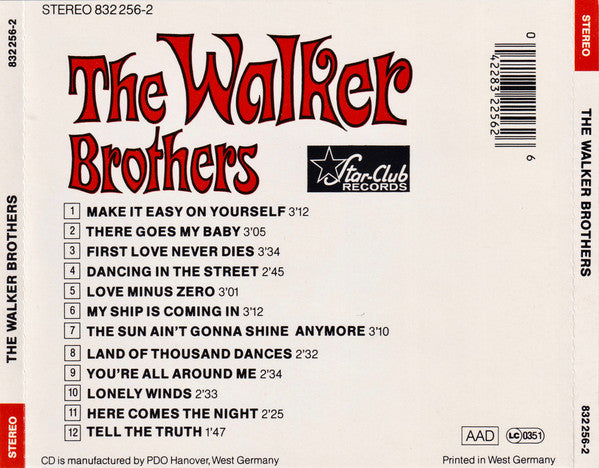 The Walker Brothers : The Walker Brothers (CD, Album, RE)