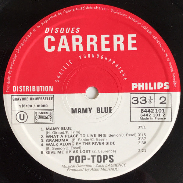 The Pop Tops : Mamy Blue (LP, Album)