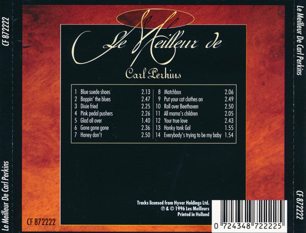 Carl Perkins : Le Meilleur de Carl Perkins (CD, Comp)