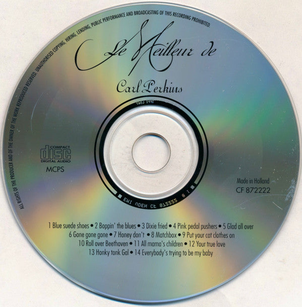 Carl Perkins : Le Meilleur de Carl Perkins (CD, Comp)