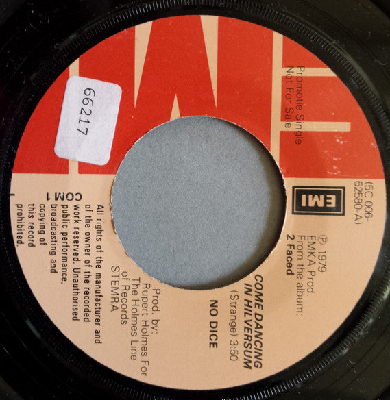 No Dice : Come Dancing In Hilversum (7", Single, Promo)