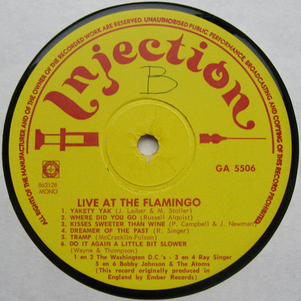 Mike Quinn (4) : Live At The Flamingo (LP, Mono)