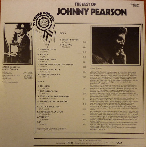 Johnny Pearson & His Orchestra : The Best Of Johnny Pearson (LP, Comp)