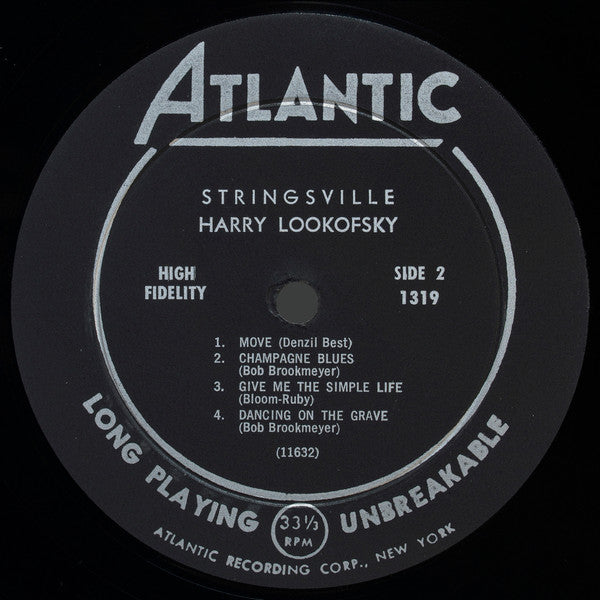 Harry Lookofsky : Stringsville (LP, Album, Mono)