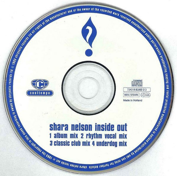 Shara Nelson : Inside Out (CD, Single)