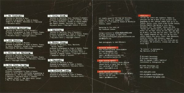 Hyper (5) : We Control (CD, Album)
