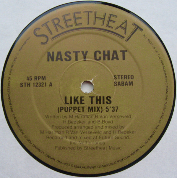 Nasty Chat : Like This (12", Gen)