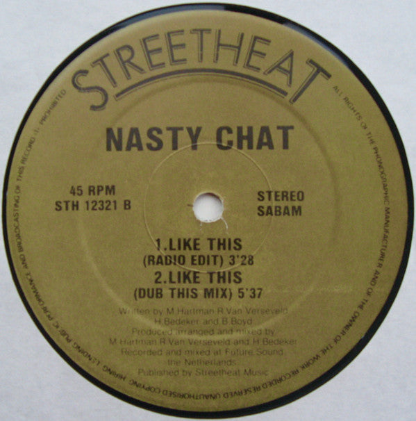 Nasty Chat : Like This (12", Gen)