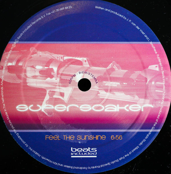 Supersoaker : Feel The Sunshine (12", S/Sided)