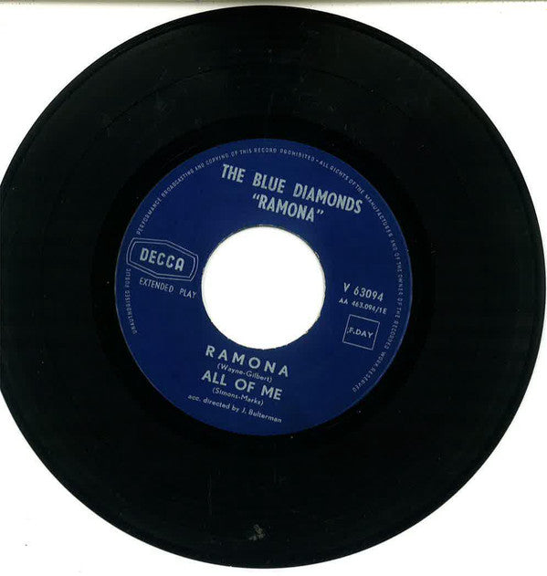 The Blue Diamonds : Ramona (7", EP)