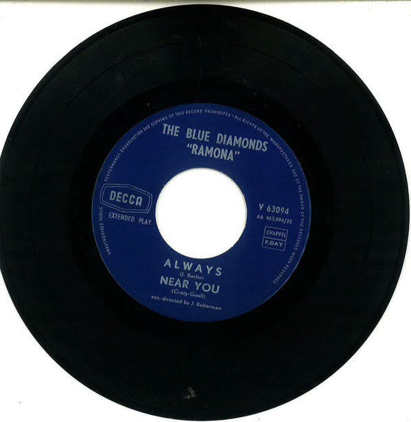 The Blue Diamonds : Ramona (7", EP)