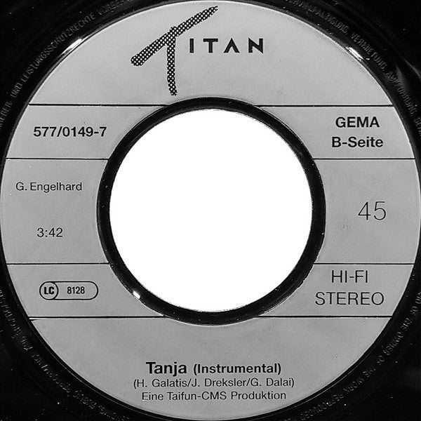 Roland W. : Tanja (7", Single)