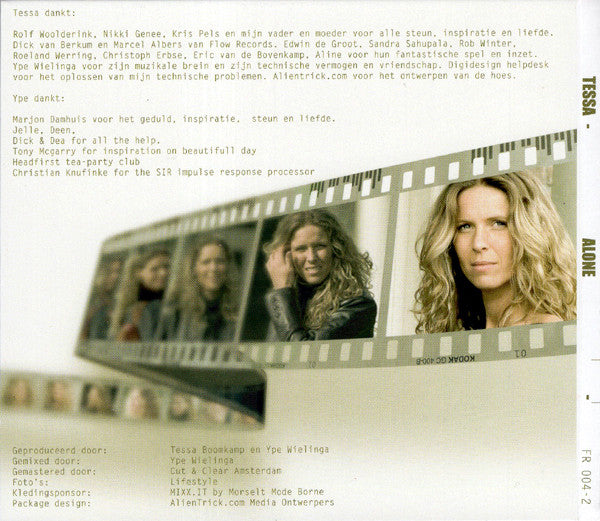 Tessa Boomkamp : Alone (CD, Album)