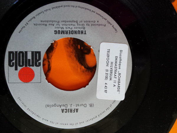 Thundermug : Africa / Will They Ever (7", Single)