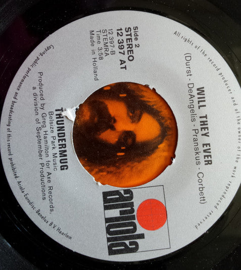 Thundermug : Africa / Will They Ever (7", Single)
