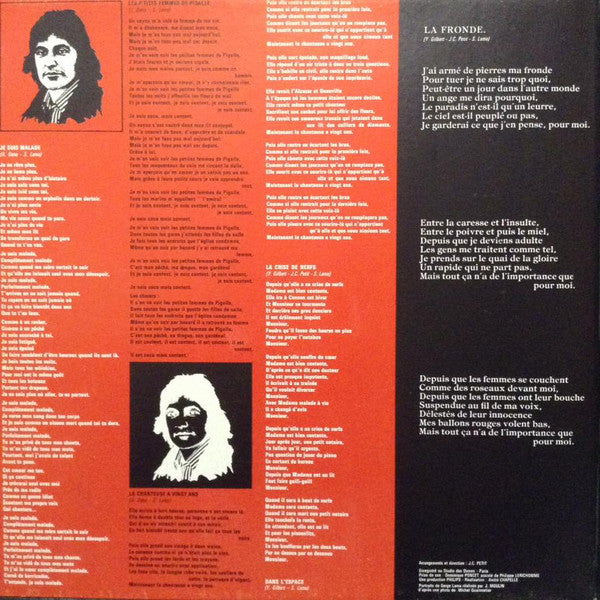 Serge Lama : Je Suis Malade (LP, Album, RE)