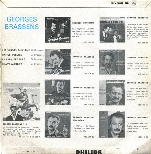 Georges Brassens : N°4 (7", EP, RE)