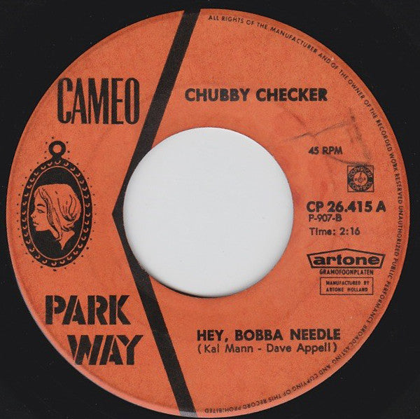 Chubby Checker : Hey, Bobba Needle / Spread Joy (7", Single, Pur)