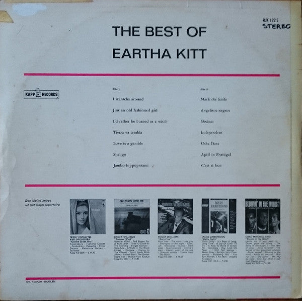 Eartha Kitt : The Best Of (LP, Comp)