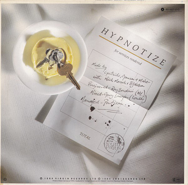 Scritti Politti : Hypnotize (12", Sup)