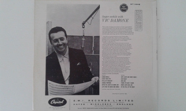 Vic Damone : Linger Awhile (LP, Album)