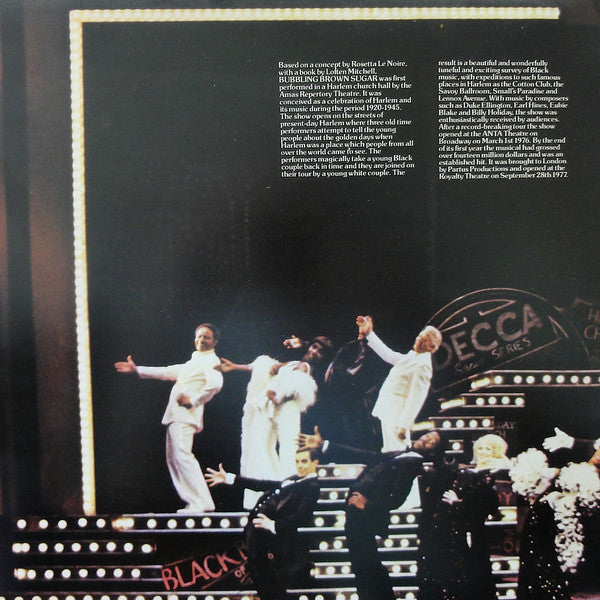 Various : Bubbling Brown Sugar - Original London Cast Recording (2xLP, Album)