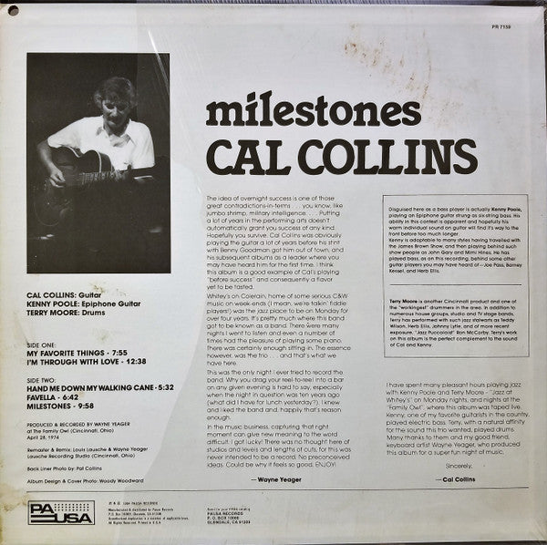 Cal Collins : Milestones  (LP, Album)