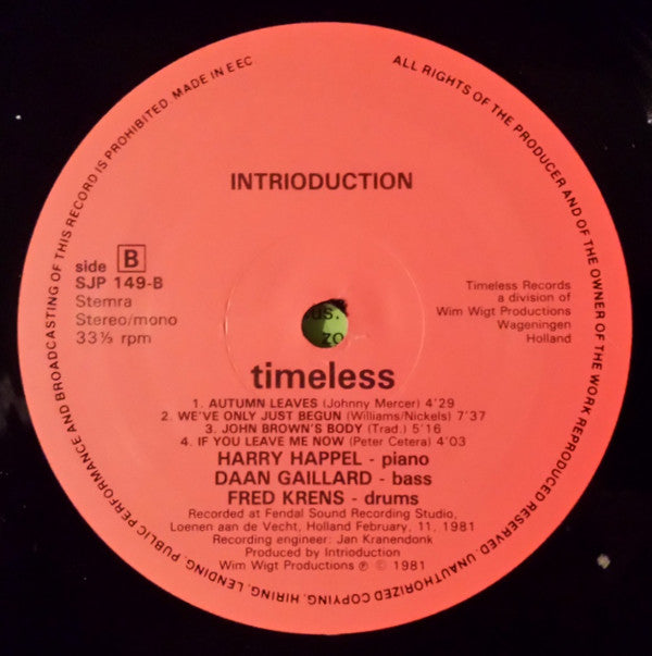 Intrioduction : Screening That Jazz (LP, Album, Promo)