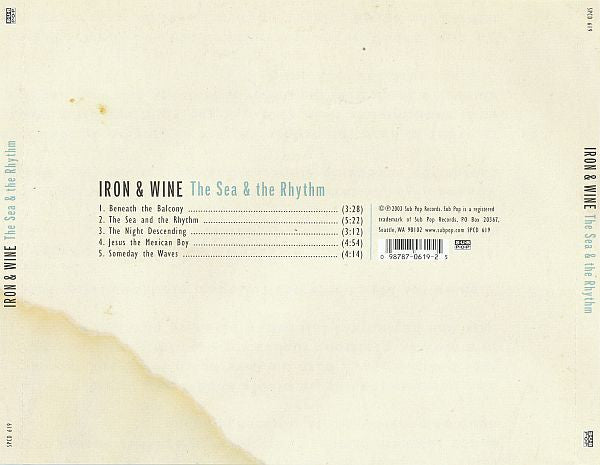Iron And Wine : The Sea & The Rhythm (CD, EP, RP)