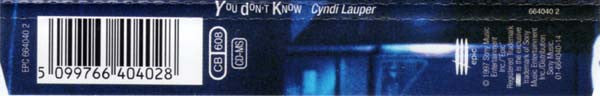 Cyndi Lauper : You Don't Know (CD, Maxi)