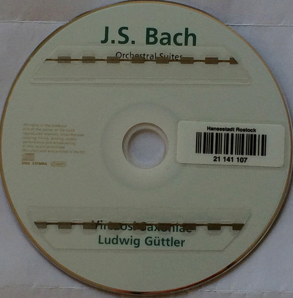 Johann Sebastian Bach - Virtuosi Saxoniae, Ludwig Güttler : Orchestral Suites (CD)