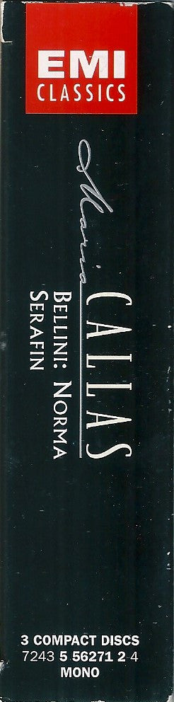 Vincenzo Bellini - Maria Callas, Mario Filippeschi, Ebe Stignani, Orchestra Del Teatro Alla Scala E Coro Del Teatro Alla Scala, Tullio Serafin : Norma (3xCD, Mono, RM + Box, RE, Sli)