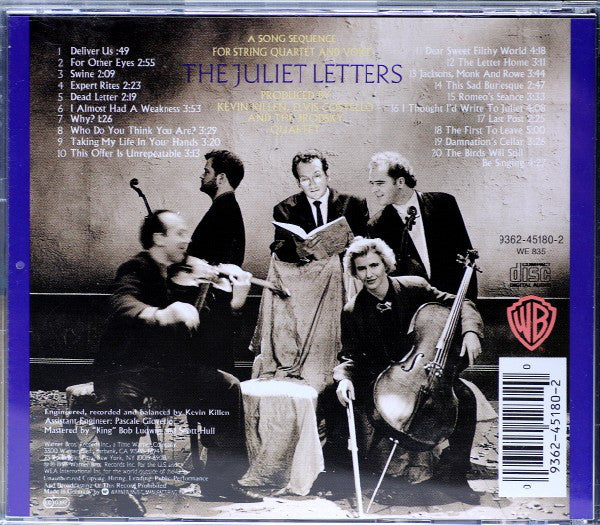 Elvis Costello And Brodsky Quartet : The Juliet Letters (CD, Album)