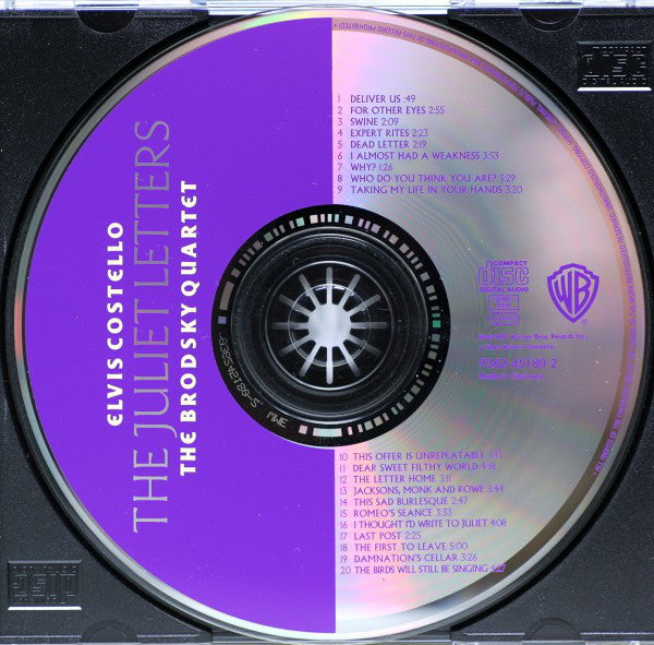 Elvis Costello And Brodsky Quartet : The Juliet Letters (CD, Album)