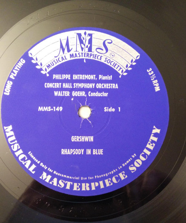 George Gershwin : Rhapsody In Blue; An American In Paris (10")