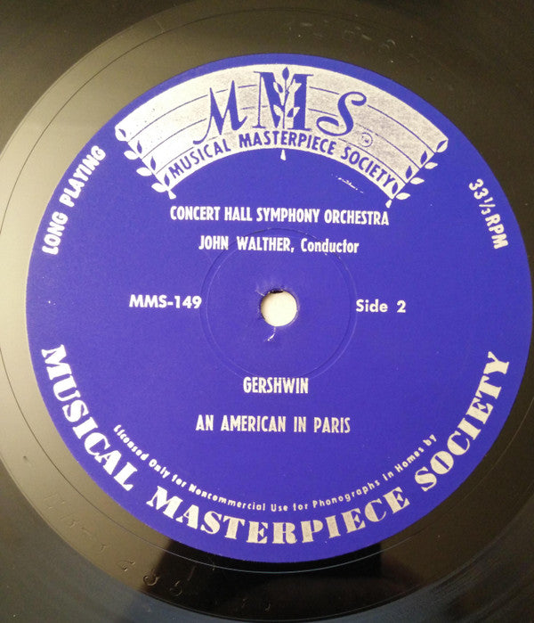 George Gershwin : Rhapsody In Blue; An American In Paris (10")