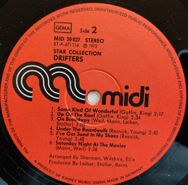 The Drifters : Star Collection (LP, Comp, Mono, RE, RP)
