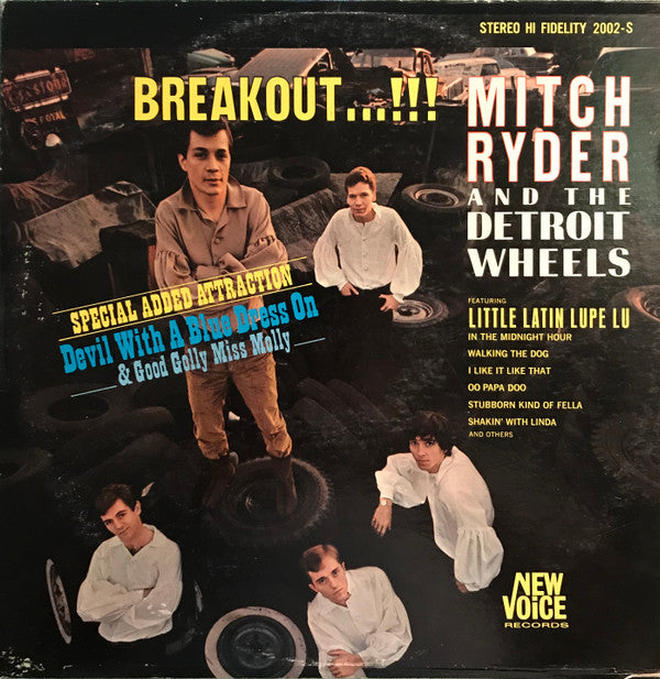 Mitch Ryder & The Detroit Wheels : Breakout (LP, Album)