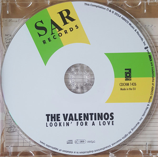 Valentinos : Lookin' For A Love (The Complete SAR Recordings) (CD, Comp)