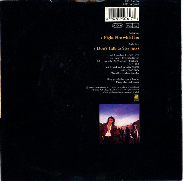 Heartland : Fight Fire With Fire (7", Single)