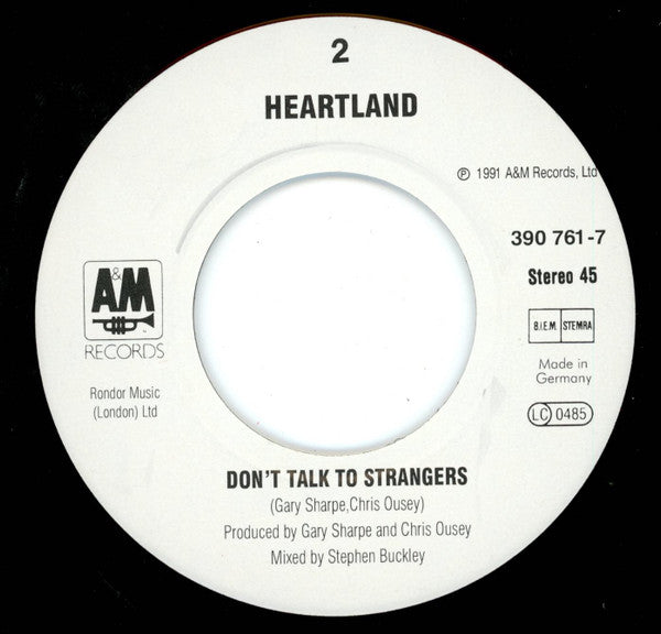 Heartland : Fight Fire With Fire (7", Single)