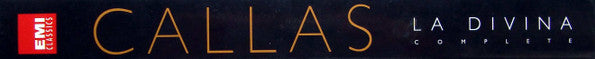 Maria Callas : La Divina Complete (4xCD, Comp, Mono, Ltd, RM, Box)