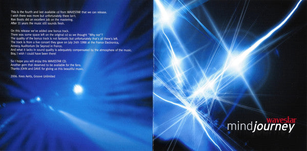 Wavestar : Mind Journey (CD, Album, RE, RM)